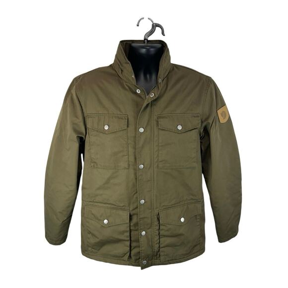 Fjallraven Greenland Jacket Raven Padded Jacket G-1000 Size Mens Small Insulated - Picture 1 of 16